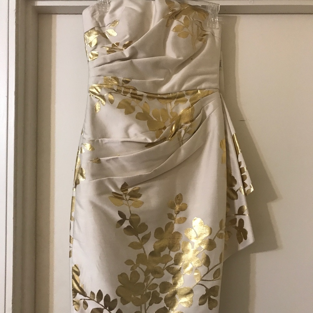 NWT Maggy London strapless cocktail dress